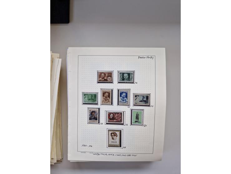 Eastern Europe: 1918/2021, extensive mint never hinged worldwide collection with many thematic stamps and souvenir sheets on 