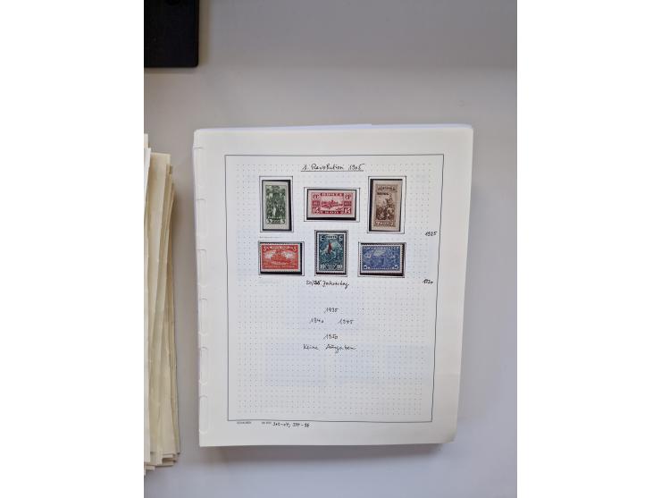 Eastern Europe: 1918/2021, extensive mint never hinged worldwide collection with many thematic stamps and souvenir sheets on 