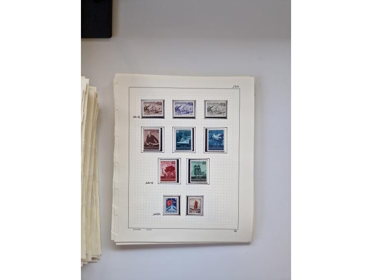 Eastern Europe: 1918/2021, extensive mint never hinged worldwide collection with many thematic stamps and souvenir sheets on 