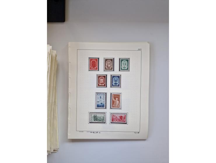 Eastern Europe: 1918/2021, extensive mint never hinged worldwide collection with many thematic stamps and souvenir sheets on 