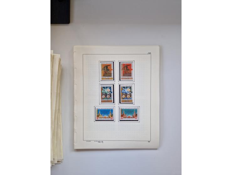 Eastern Europe: 1918/2021, extensive mint never hinged worldwide collection with many thematic stamps and souvenir sheets on 