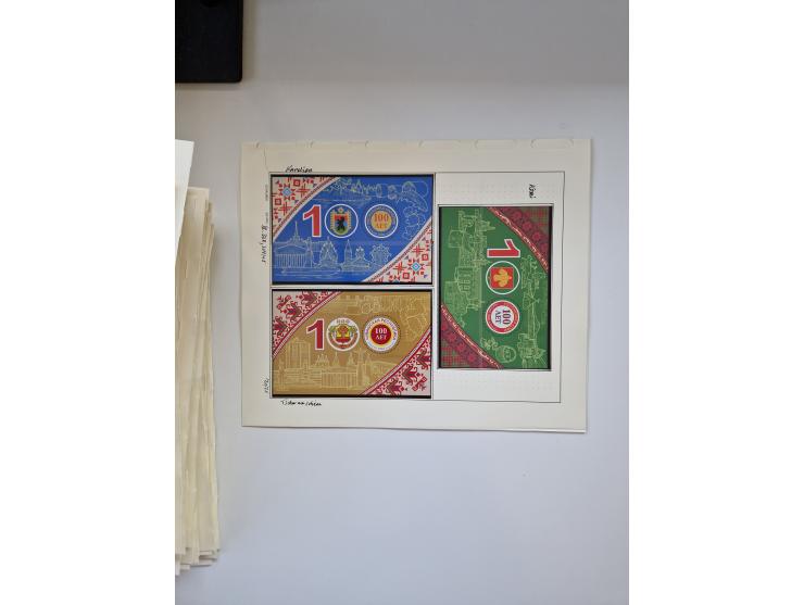 Eastern Europe: 1918/2021, extensive mint never hinged worldwide collection with many thematic stamps and souvenir sheets on 