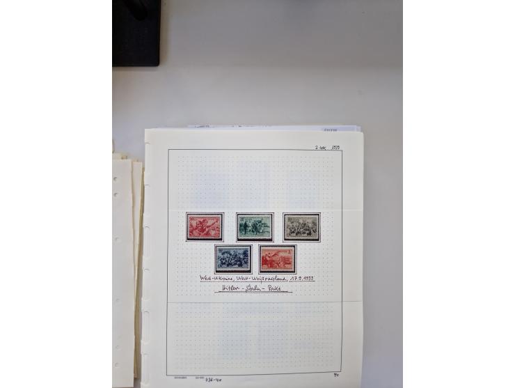 Eastern Europe: 1918/2021, extensive mint never hinged worldwide collection with many thematic stamps and souvenir sheets on 