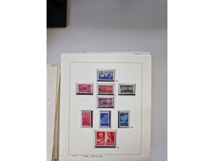 Eastern Europe: 1918/2021, extensive mint never hinged worldwide collection with many thematic stamps and souvenir sheets on 