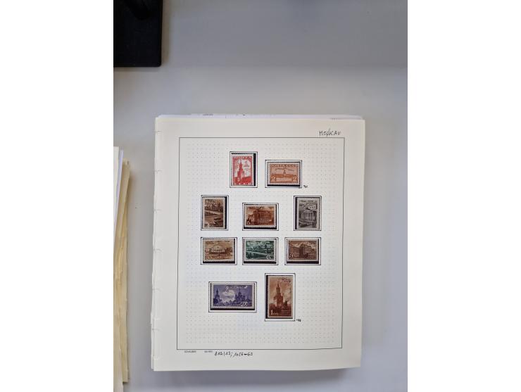 Eastern Europe: 1918/2021, extensive mint never hinged worldwide collection with many thematic stamps and souvenir sheets on 