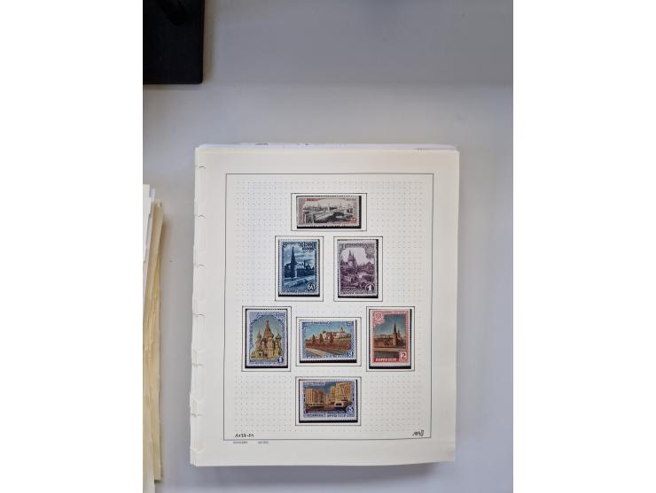 Eastern Europe: 1918/2021, extensive mint never hinged worldwide collection with many thematic stamps and souvenir sheets on 