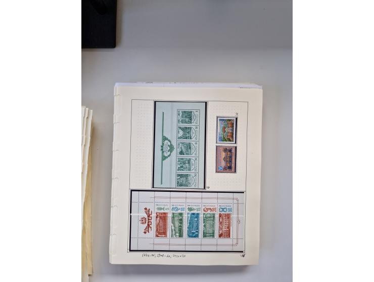 Eastern Europe: 1918/2021, extensive mint never hinged worldwide collection with many thematic stamps and souvenir sheets on 