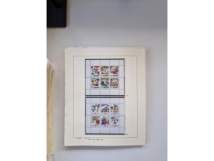 Eastern Europe: 1918/2021, extensive mint never hinged worldwide collection with many thematic stamps and souvenir sheets on 