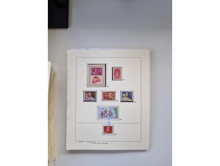 Eastern Europe: 1918/2021, extensive mint never hinged worldwide collection with many thematic stamps and souvenir sheets on 