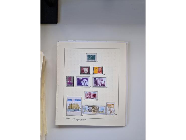 Eastern Europe: 1918/2021, extensive mint never hinged worldwide collection with many thematic stamps and souvenir sheets on 