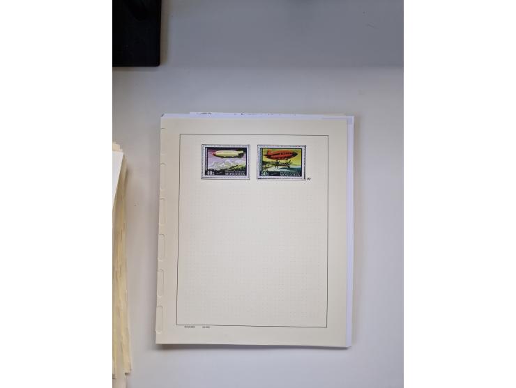 Eastern Europe: 1918/2021, extensive mint never hinged worldwide collection with many thematic stamps and souvenir sheets on 