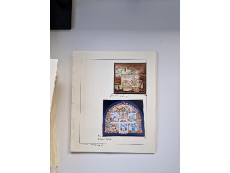 Eastern Europe: 1918/2021, extensive mint never hinged worldwide collection with many thematic stamps and souvenir sheets on 