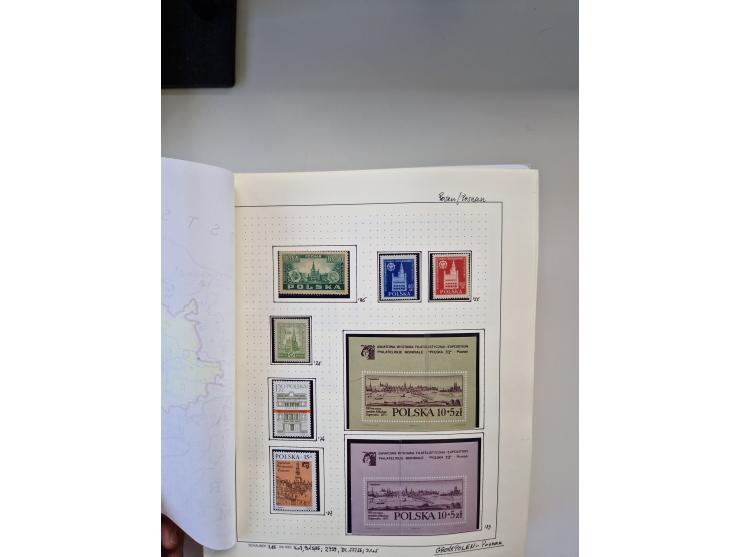 Eastern Europe: 1918/2021, extensive mint never hinged worldwide collection with many thematic stamps and souvenir sheets on 