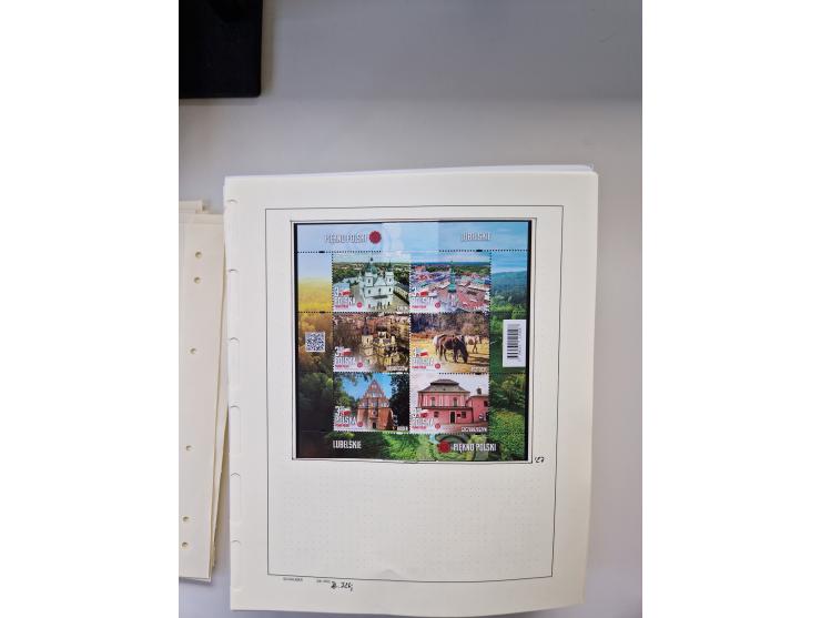 Eastern Europe: 1918/2021, extensive mint never hinged worldwide collection with many thematic stamps and souvenir sheets on 