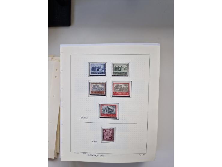 Eastern Europe: 1918/2021, extensive mint never hinged worldwide collection with many thematic stamps and souvenir sheets on 