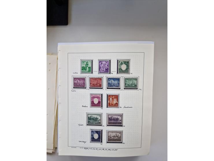 Eastern Europe: 1918/2021, extensive mint never hinged worldwide collection with many thematic stamps and souvenir sheets on 