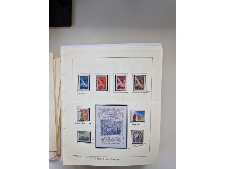 Eastern Europe: 1918/2021, extensive mint never hinged worldwide collection with many thematic stamps and souvenir sheets on 