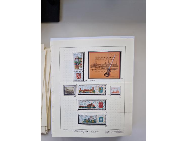 Eastern Europe: 1918/2021, extensive mint never hinged worldwide collection with many thematic stamps and souvenir sheets on 