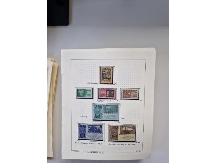 Eastern Europe: 1918/2021, extensive mint never hinged worldwide collection with many thematic stamps and souvenir sheets on 