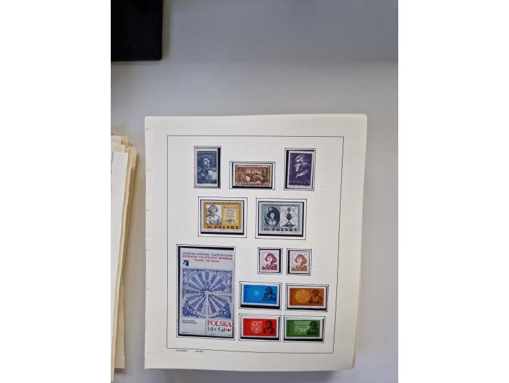 Eastern Europe: 1918/2021, extensive mint never hinged worldwide collection with many thematic stamps and souvenir sheets on 