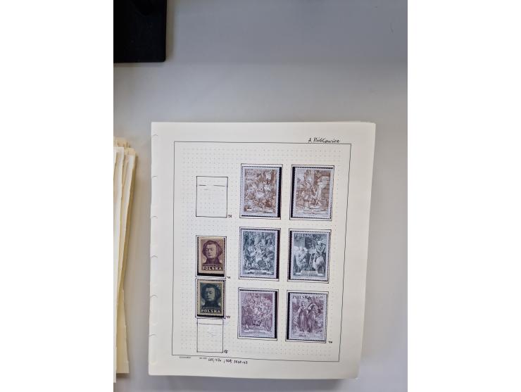 Eastern Europe: 1918/2021, extensive mint never hinged worldwide collection with many thematic stamps and souvenir sheets on 