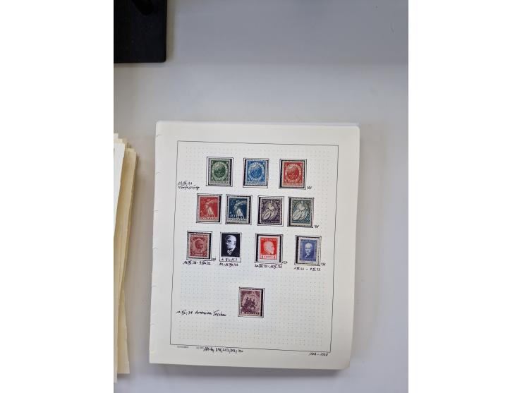 Eastern Europe: 1918/2021, extensive mint never hinged worldwide collection with many thematic stamps and souvenir sheets on 