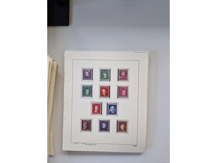 Eastern Europe: 1918/2021, extensive mint never hinged worldwide collection with many thematic stamps and souvenir sheets on 