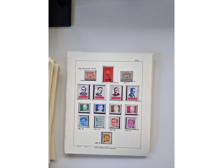 Eastern Europe: 1918/2021, extensive mint never hinged worldwide collection with many thematic stamps and souvenir sheets on 