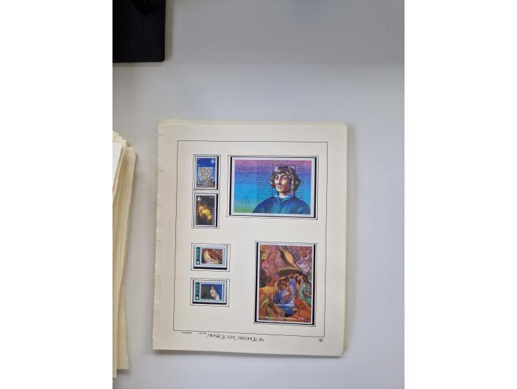 Eastern Europe: 1918/2021, extensive mint never hinged worldwide collection with many thematic stamps and souvenir sheets on 