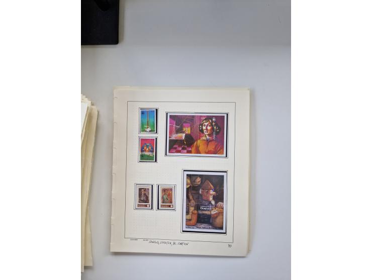 Eastern Europe: 1918/2021, extensive mint never hinged worldwide collection with many thematic stamps and souvenir sheets on 