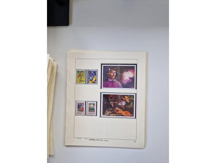 Eastern Europe: 1918/2021, extensive mint never hinged worldwide collection with many thematic stamps and souvenir sheets on 