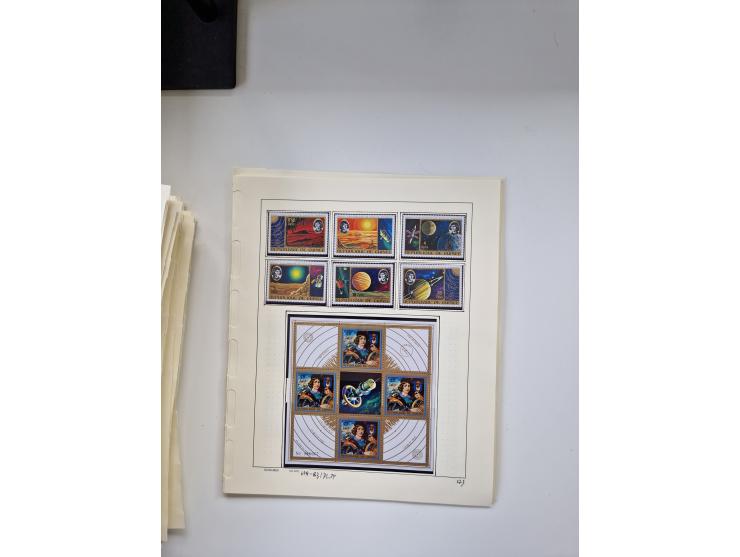 Eastern Europe: 1918/2021, extensive mint never hinged worldwide collection with many thematic stamps and souvenir sheets on 