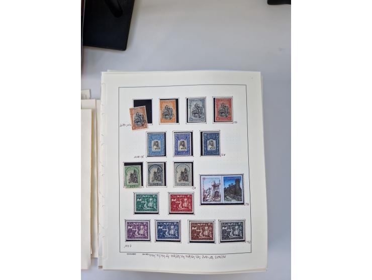 Portugal and Azores/Madeira: 1924/2021, unused and mint never hinged collection including souvenir sheets and booklets on the