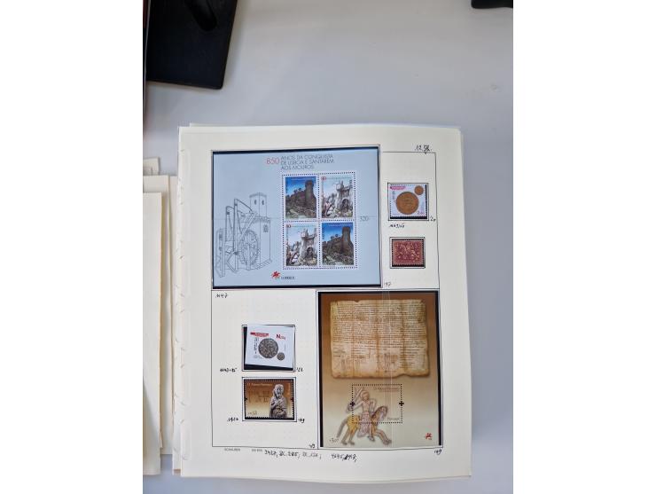 Portugal and Azores/Madeira: 1924/2021, unused and mint never hinged collection including souvenir sheets and booklets on the
