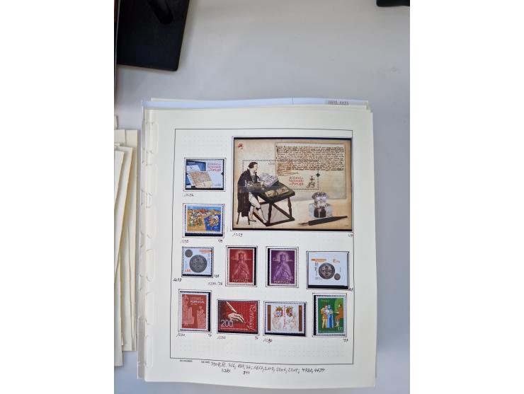 Portugal and Azores/Madeira: 1924/2021, unused and mint never hinged collection including souvenir sheets and booklets on the