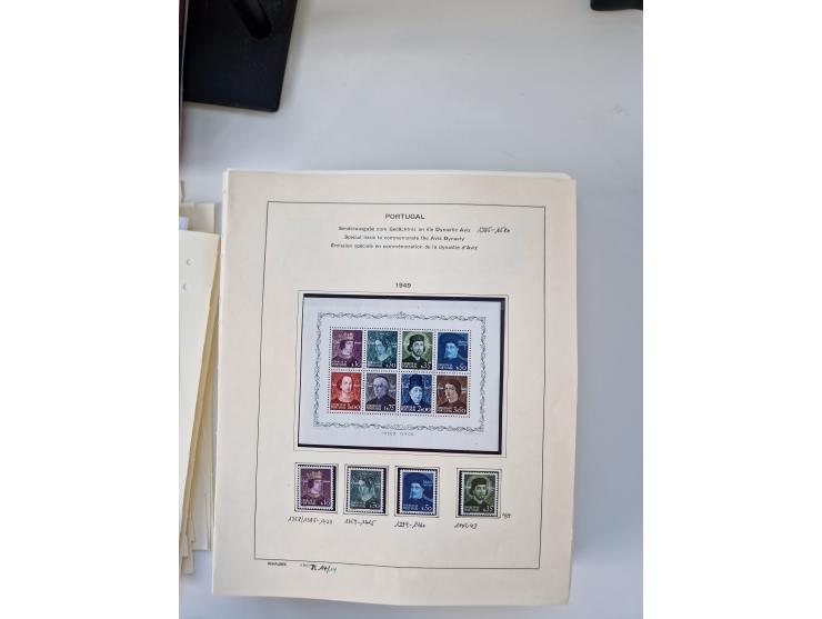 Portugal and Azores/Madeira: 1924/2021, unused and mint never hinged collection including souvenir sheets and booklets on the