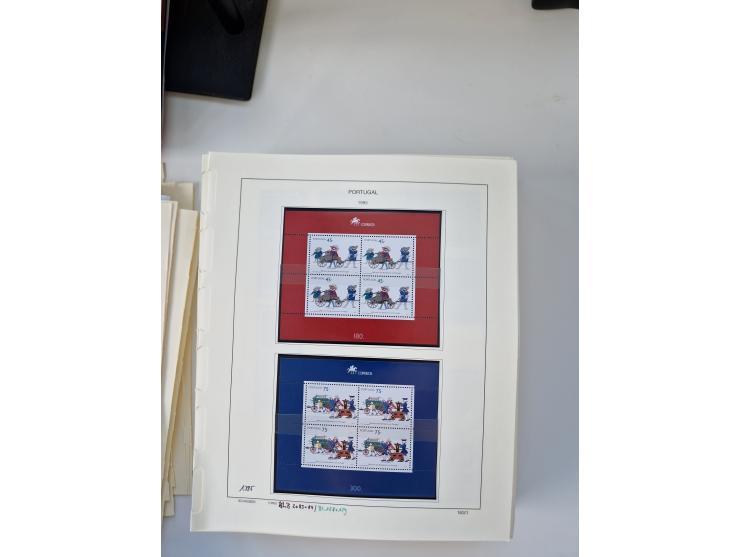 Portugal and Azores/Madeira: 1924/2021, unused and mint never hinged collection including souvenir sheets and booklets on the