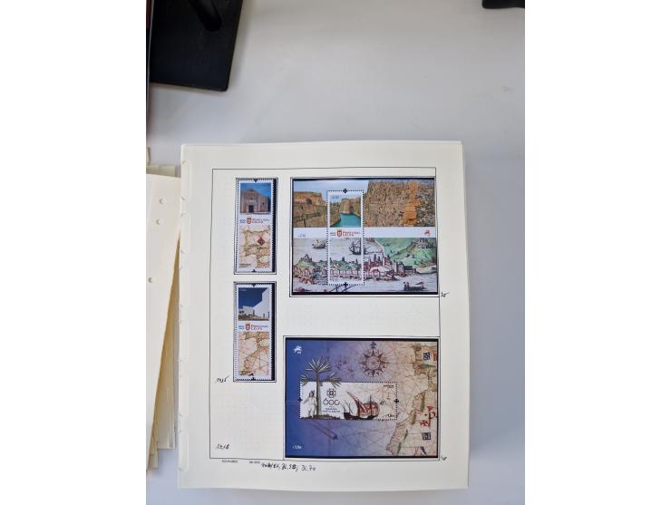 Portugal and Azores/Madeira: 1924/2021, unused and mint never hinged collection including souvenir sheets and booklets on the