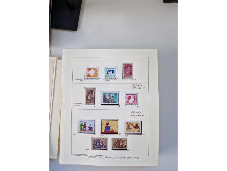 Portugal and Azores/Madeira: 1924/2021, unused and mint never hinged collection including souvenir sheets and booklets on the