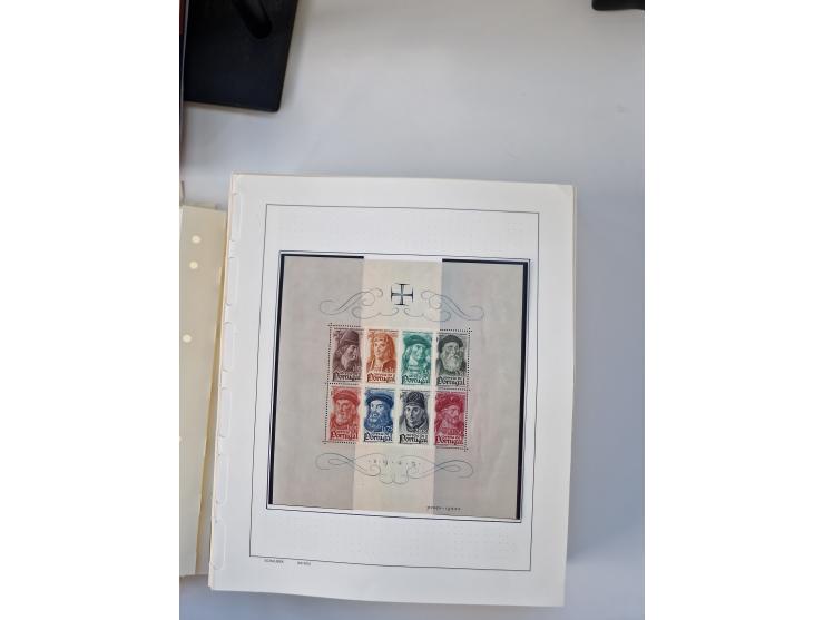 Portugal and Azores/Madeira: 1924/2021, unused and mint never hinged collection including souvenir sheets and booklets on the