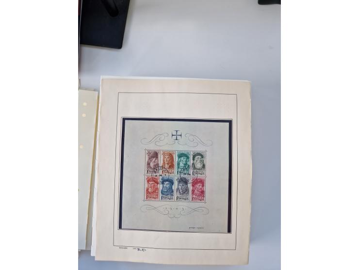 Portugal and Azores/Madeira: 1924/2021, unused and mint never hinged collection including souvenir sheets and booklets on the