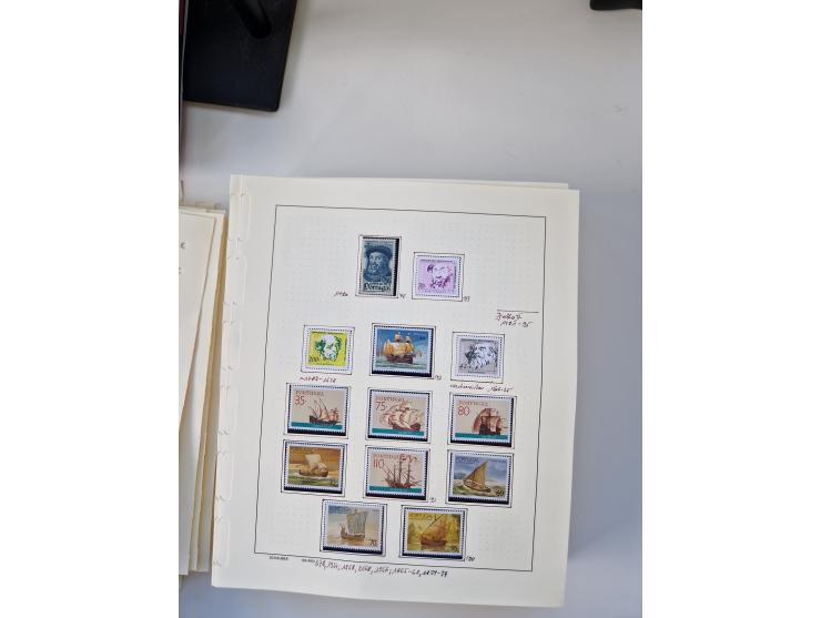 Portugal and Azores/Madeira: 1924/2021, unused and mint never hinged collection including souvenir sheets and booklets on the