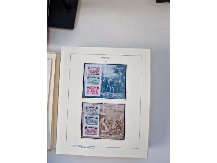 Portugal and Azores/Madeira: 1924/2021, unused and mint never hinged collection including souvenir sheets and booklets on the