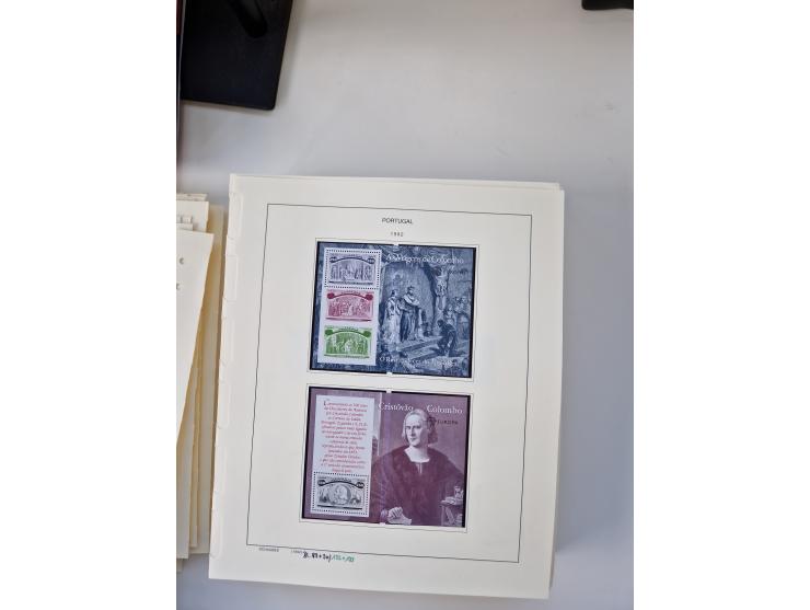 Portugal and Azores/Madeira: 1924/2021, unused and mint never hinged collection including souvenir sheets and booklets on the