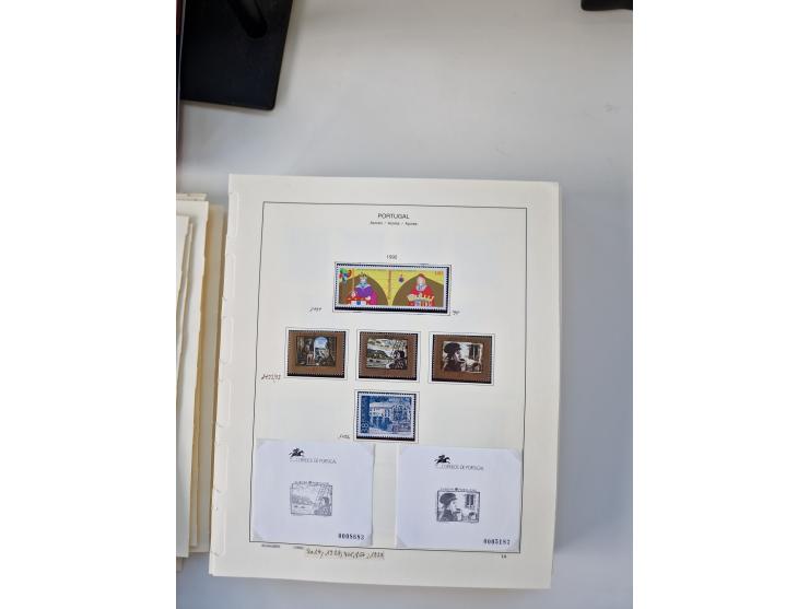 Portugal and Azores/Madeira: 1924/2021, unused and mint never hinged collection including souvenir sheets and booklets on the