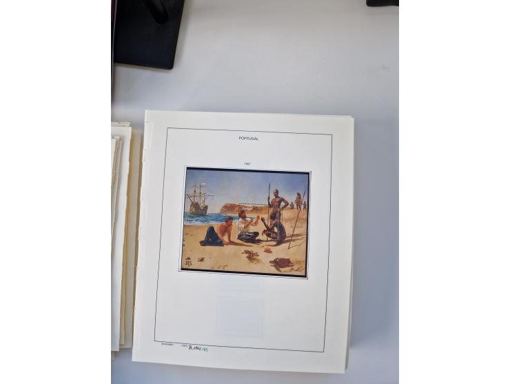 Portugal and Azores/Madeira: 1924/2021, unused and mint never hinged collection including souvenir sheets and booklets on the