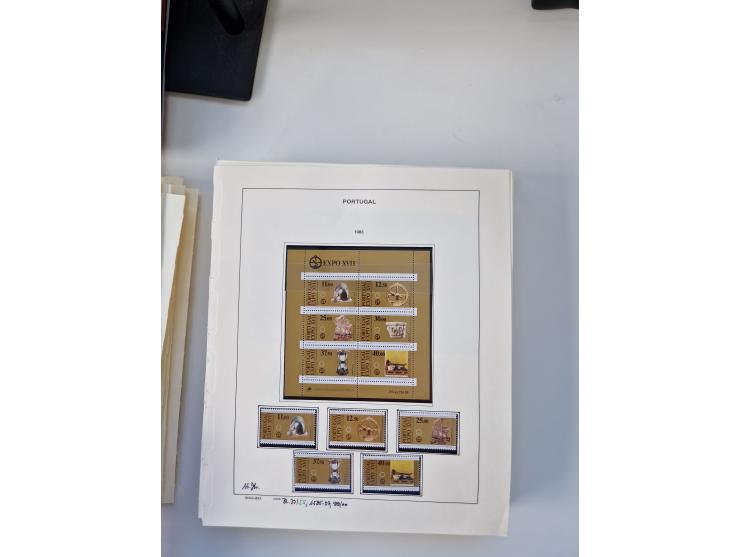 Portugal and Azores/Madeira: 1924/2021, unused and mint never hinged collection including souvenir sheets and booklets on the