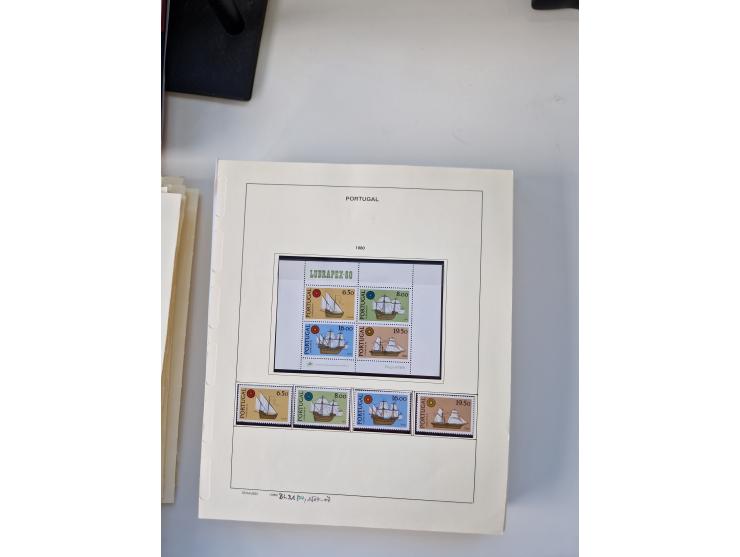 Portugal and Azores/Madeira: 1924/2021, unused and mint never hinged collection including souvenir sheets and booklets on the