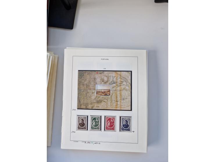 Portugal and Azores/Madeira: 1924/2021, unused and mint never hinged collection including souvenir sheets and booklets on the