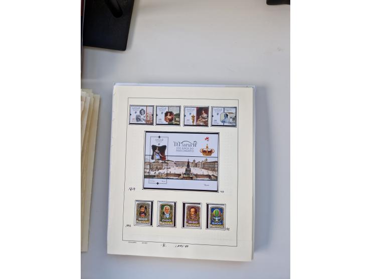 Portugal and Azores/Madeira: 1924/2021, unused and mint never hinged collection including souvenir sheets and booklets on the